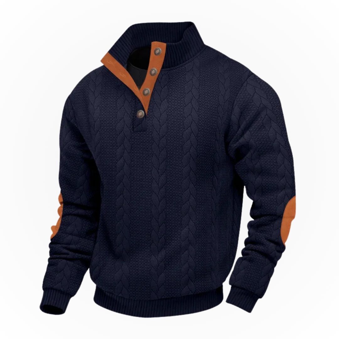 Vintage Nordic Strickpullover Victus