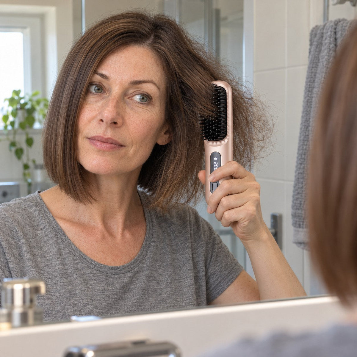 HairLift Pro glättet und hebt den Ansatz