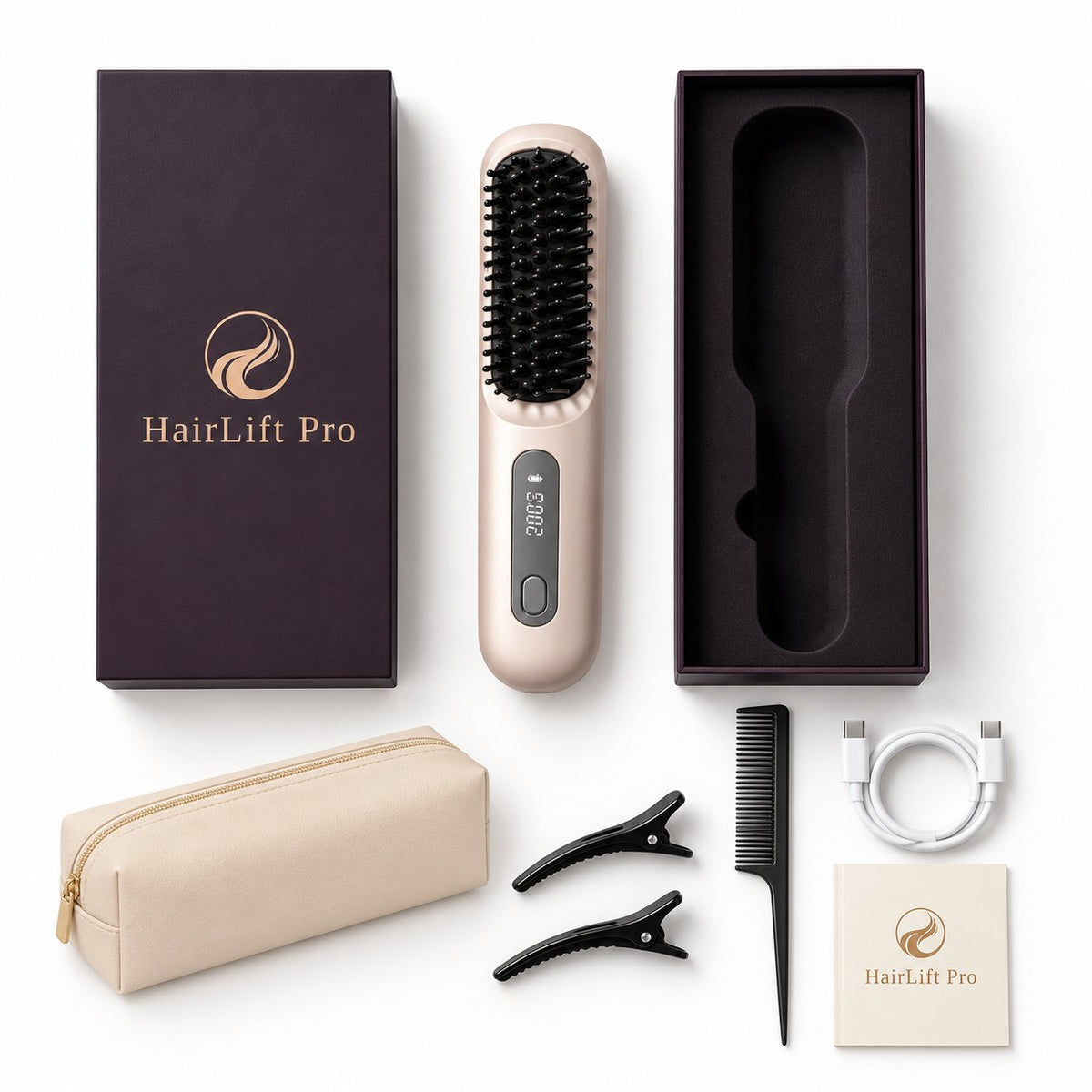 Volumen-Set: HairLift Pro mit Reiseetui